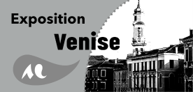 photo en noir et blanc de b&acirc;timents de Venise