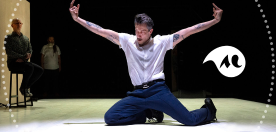un danseur sur sc&egrave;ne pour une repr&eacute;sentation