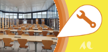Salle de la bibliothèque Lettres et Sciences humaines (niveau 2) - Remplacement du mobilier entre fin novembre et décembre 2024